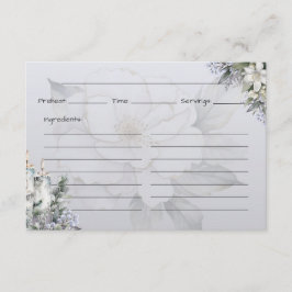 Elegance Basic Recipe Card Tilläggskort