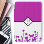 Elegance Blooms: Personlig Monogram iPad Mini Skydd<br><div class="desc">** Elegance Blooms: Personlig Monogram ipad cover ** Vänd huvudet med detta fantastiska ipad cover, en fängslande blandning av glamor och modern chic. Den är uppbyggd i en lyxaktig, violett rosa och skryter med en sofistikerad svart linjedetalj som slutar i en chic diamant i mitten. Din personlig monogram initialer, som...</div>