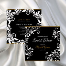 Elegance - Bridal Shower Invitation 5.25" x 5.25"