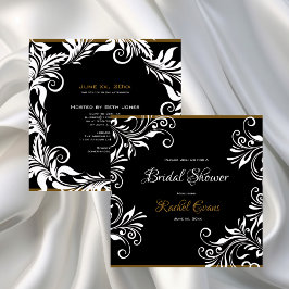 Elegance - Bridal Shower Invitation 5.25" x 5.25" Inbjudningar