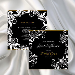 Elegance - Bridal Shower Invitation 5.25" x 5.25" Inbjudningar