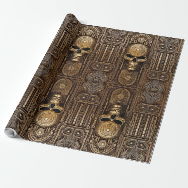 Elegance: Celtic & Egyptian Fusion Wrappin Presentpapper (Utrullad)