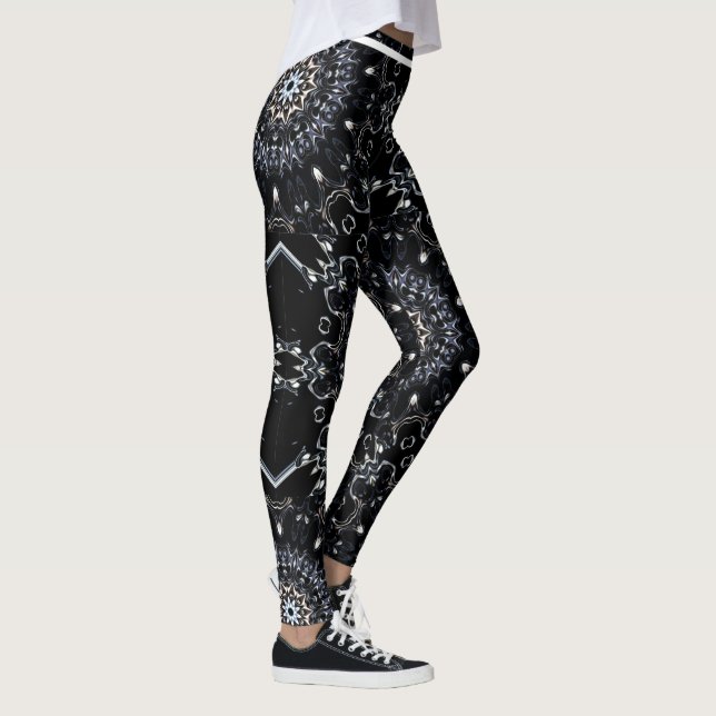 Elegance Chic Medallion Design Leggings (Höger)