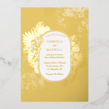 Elegance Emerald Grönt och Guld Bröllop