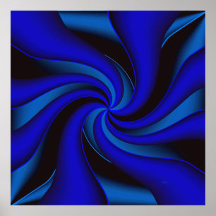 Elegance en bleu... poster