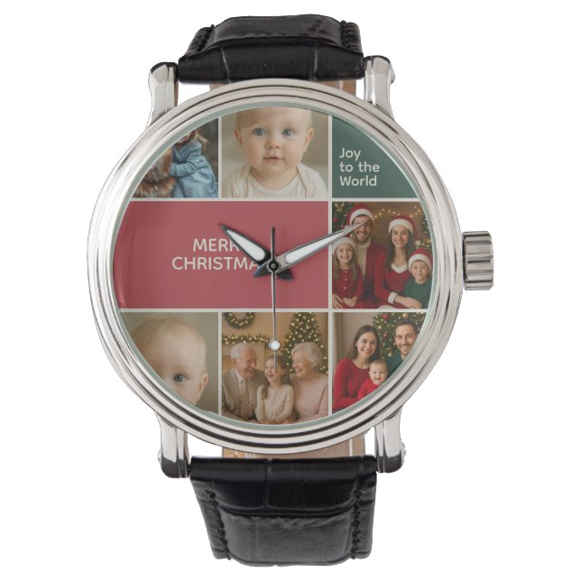elegance family custom gift for husband Christmas Armbandsur (Framsida)