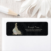 Elegance i guld och Black.