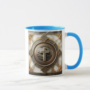 Elegance in Absolution Kor on Marble with Gilded Mugg