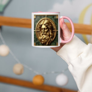 Elegance in Absolution Kor on Marble with Gilded Mugg