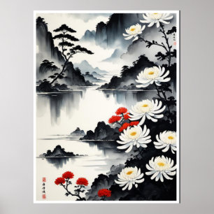 Elegance in Bloom: Blommigt and Ligcape Harmony Poster