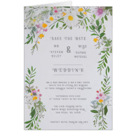 Elegance in Bloom Bröllop Collection Hälsningskort