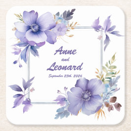 Elegance in Bloom: Personlig Bröllop Underlägg