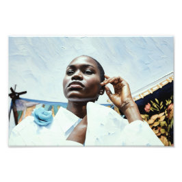 Elegance in Blue Fototryck