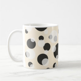 ✨ Elegance in Circles: Polka dots Mönster Mugg