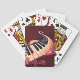 Elegance in motion, the curved piano.  casinokort