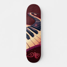 Elegance in motion, the curved piano.  mini skateboard bräda 18,5 cm