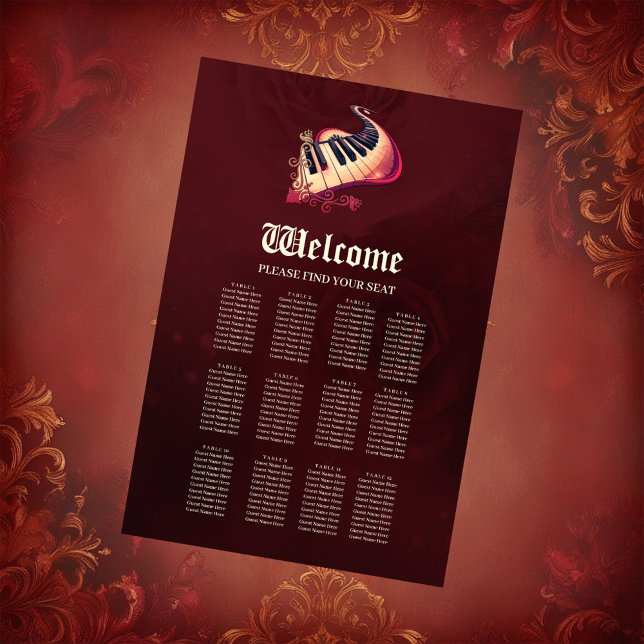 Elegance in motion, the curved piano.  poster (Skapare uppladdad)