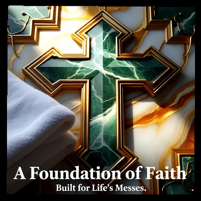 Elegance in Stone Golden-Framed Marble Kor Kakelplatta (Skapare uppladdad)