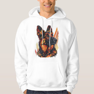 Elegance och Hund Grace German Shepherds Hoodie