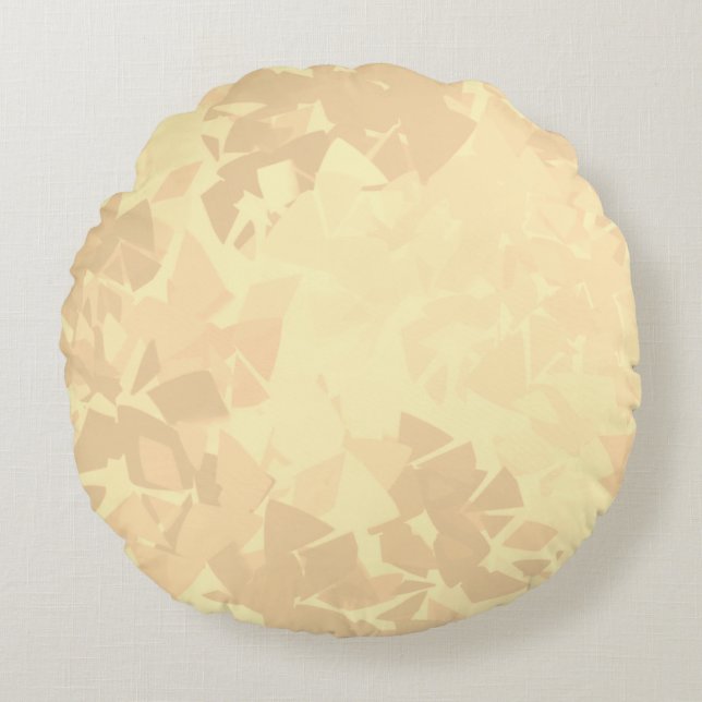 Elegance of Broken Glass Rund Kudde (Framsidan)