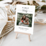 Elegance Script Photo Bröllop Bord nr 20 Bordsnummer<br><div class="desc">Modern design och elegant har tryckt Elegance Script Modern Photo Bröllop Bordsnummer Tjugo Bord Tält Card som kan anpassas med din text och läggas till varje bordsnummer-kort i din kundvagn, en efter en. Klicka på knappen "Anpassa" och använda verktyg som är utformat för att ändra mallen. Kolla in Graphic Art...</div>