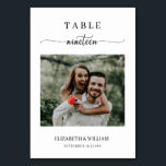 Elegance Script Photo Bröllop Bord nr NEEN Bordsnummer<br><div class="desc">Modern design och elegant har tryckt Elegance Script Modern Photo Bröllop Bordsnummer Nitton Bord Tält Card som kan anpassas med din text och lägga till varje bordsnummer-kort i din kundvagn, en efter en. Klicka på knappen "Anpassa" och använda verktyg som är utformat för att ändra mallen. Kolla in Graphic Art...</div>