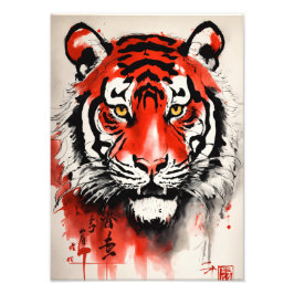 "Elegance Unveiled Poster" Fototryck