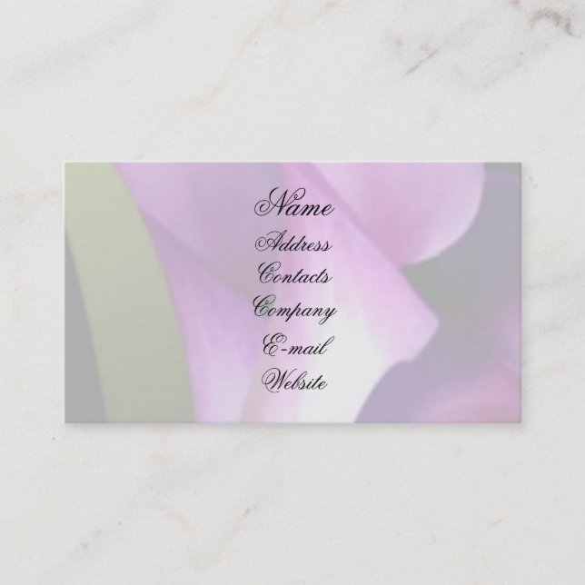 Elegance Visitkort (Framsida)