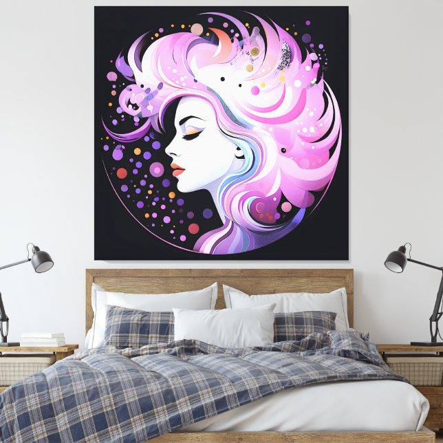 "Elegance' Women's Beauty Canvastryck (Insitu (sovrum))