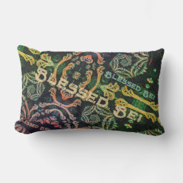 Elegancia fractal oscura lumbarkudde