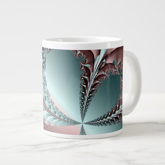 Elegans Fractal Jumbo Mugg (Framsida höger)