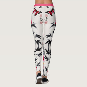 Elegans i blom: Blomstermönster tryckt Leggings