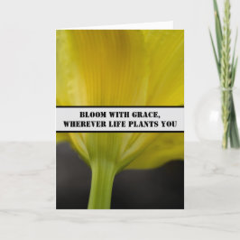 Elegans i Bloom - Naturens Grace Greeting Card Tack Kort