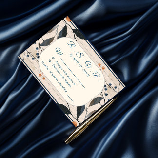 Elegans i det moderna Bröllopet OSA Blue & Guld