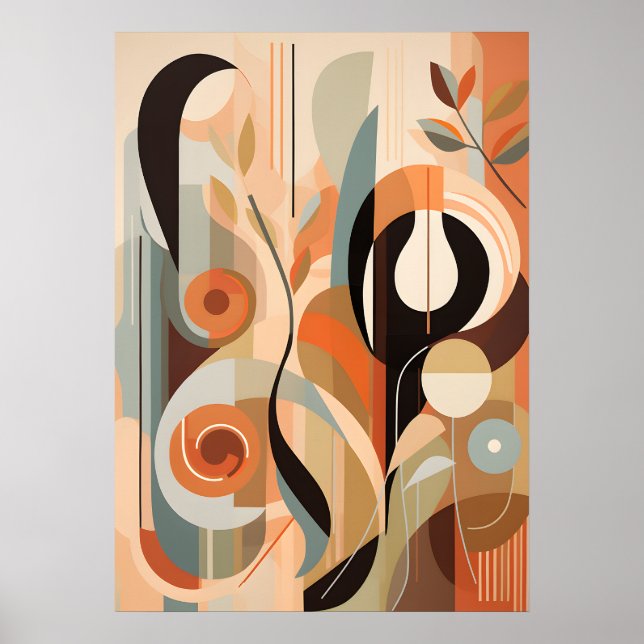 Elegans i enkelhet: Utforska minimal konst Poster (Framsidan)