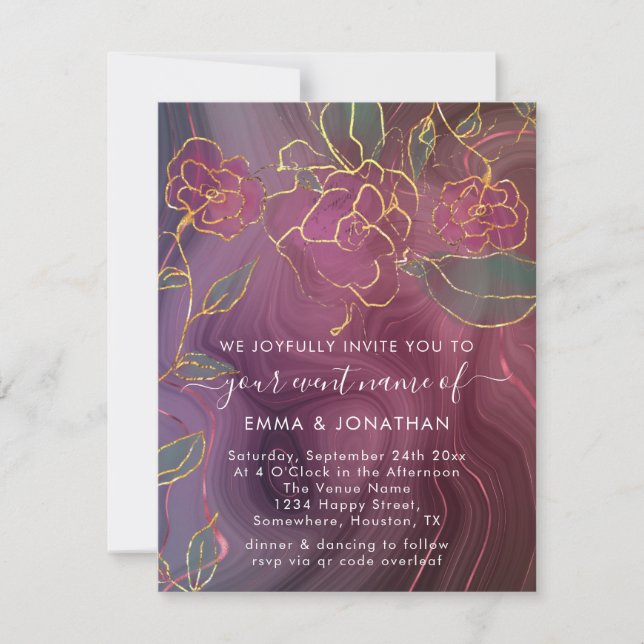 Elegans i varje sökning: QR-kod som blommar med St (Framsida)