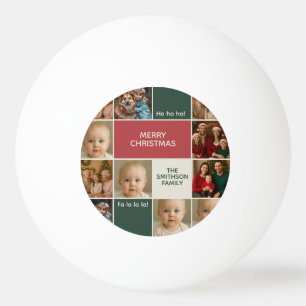elegans jul xmas roliga familjefoton pingisboll