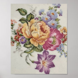 Elegans: Porcelain-Inspired Poster
