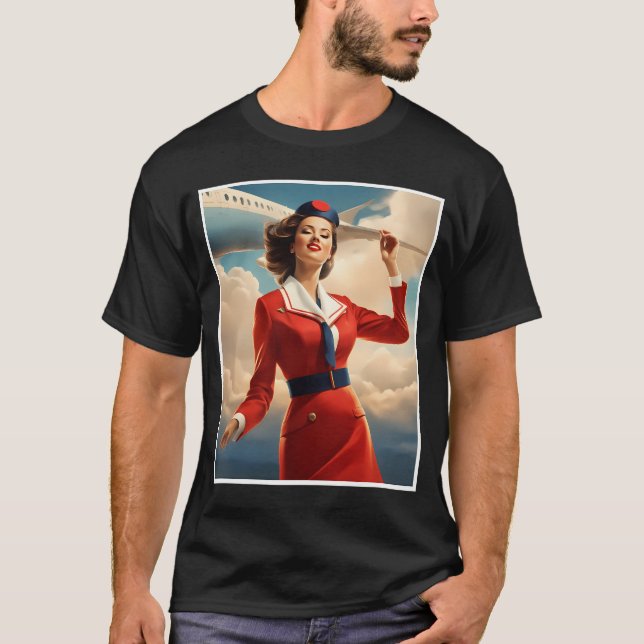 Elegansflygning: Skandinaviska stenskammaren Appar T Shirt (Framsida)