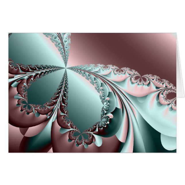 ElegansFractal Hälsningskort (Framsidan Horizontal)
