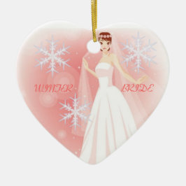 ELEGANSSAMLING I dam Julgransprydnad Keramik