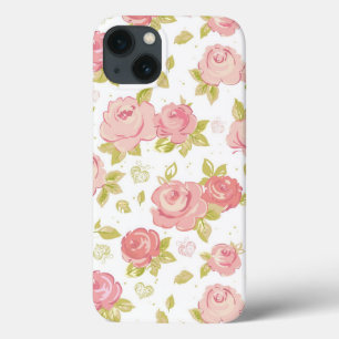 Eleganstapetmönster av rosa ros 3