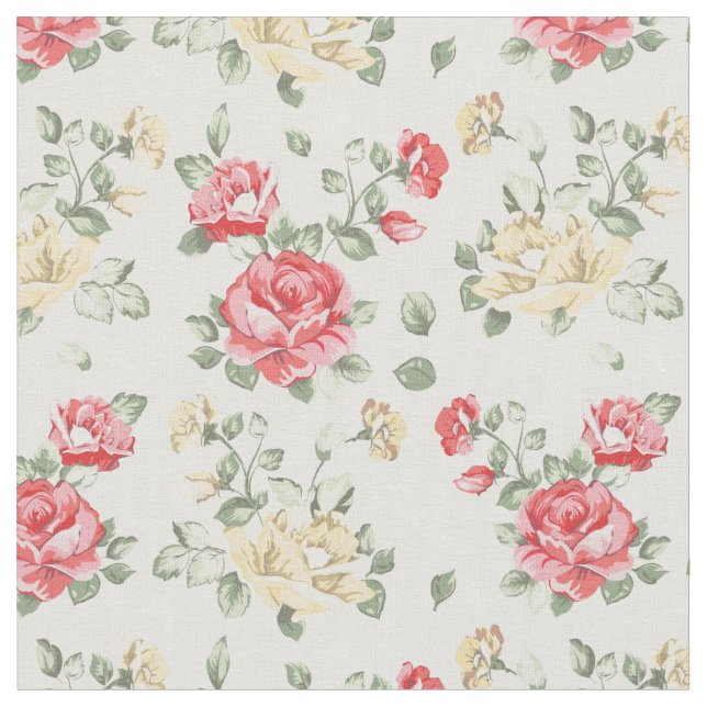 Eleganstapetmönster av rosa ros tyg (Närbild)