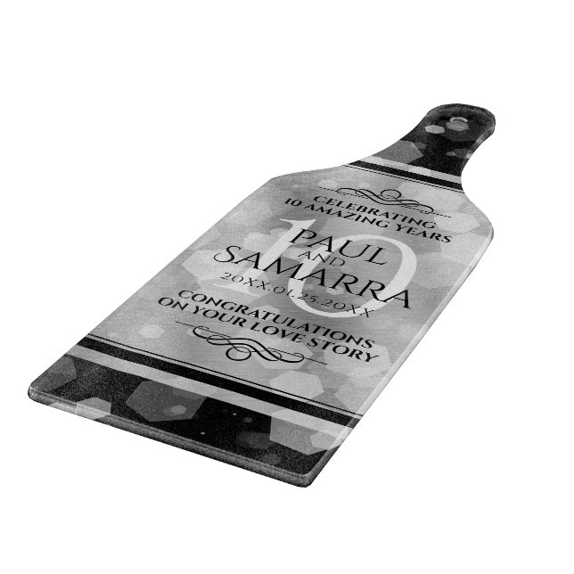 Elegant 10:e årsdagen för Tin Bröllop Firande (Hörn)