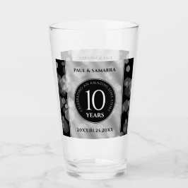 Elegant 10:e årsdagen för Tin Bröllop Firande Glaskopp