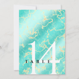Elegant 11:e 44:e årsdagen för turkos Bröllop Inbjudningar