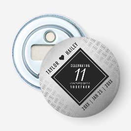 Elegant 11:e årsdagen för stålåret Bröllop Firande Flasköppnare