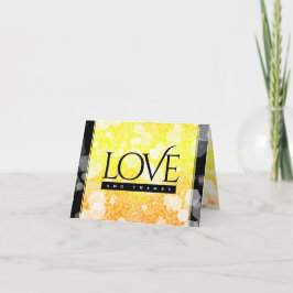 Elegant 13:e årsdagen för Bröllop Tack Kort