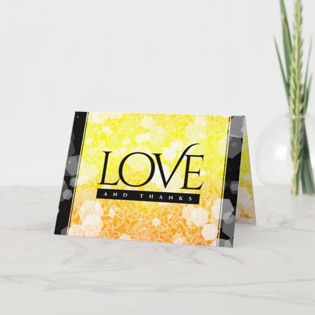 Elegant 13:e årsdagen för Bröllop Tack Kort (Framsida)