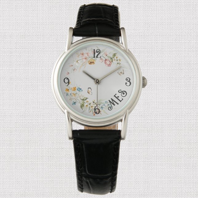 Elegant 1600s Nederländska Blommigten "Subtle Past Armbandsur (Skapare uppladdad)